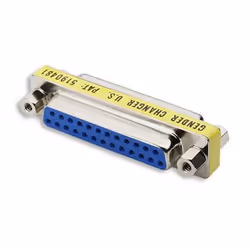 Manhattan 200486 adattatore per inversione del genere dei cavi DB25 Blu, Argento