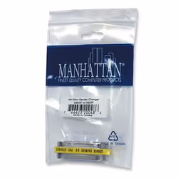 Manhattan 200486 adattatore per inversione del genere dei cavi DB25 Blu, Argento