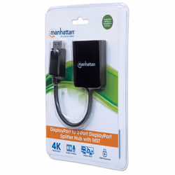 Manhattan 207768 ripartitore video DisplayPort 2x DisplayPort - Vista aggiuntiva 5