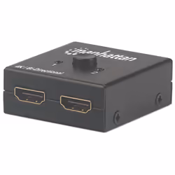 Manhattan 207850, HDMI, Metallo, Nero, 480i, 480p, 576i, 576p, 720p, 1080i, 1080p, 2160p, 10,2 Gbit/s, 340 MHz
