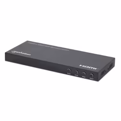 Manhattan 208406, HDMI, Micro USB Type-B, Metallo, Nero, 480i, 480p, 576i, 576p, 720p, 1080i, 1080p, 1600p, 2160p, 10,2 Gbit/ ...
