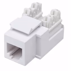 Intellinet 210843, Piatto, Bianco, RJ-11, RJ-12
