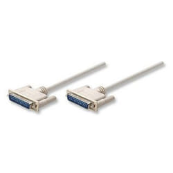 Manhattan Data Cable DB25 cavo parallelo Bianco 3 m