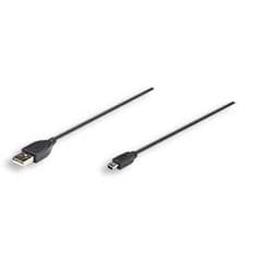 Manhattan 302340 cavo USB USB 2.0 3 m USB A Mini-USB B Nero