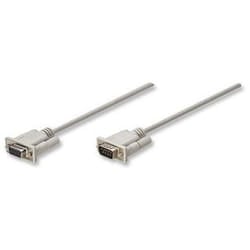 Manhattan 304368 cavo seriale Grigio 4,5 m DB9