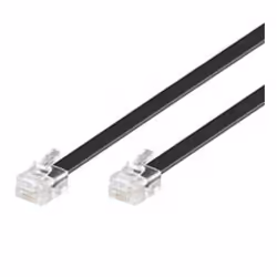 Techly ICOC MD-22-06, 6 m, RJ12, RJ12, Nero, Maschio, Maschio