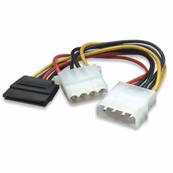 Manhattan SATA Power Cable Splitter cavo SATA Multicolore