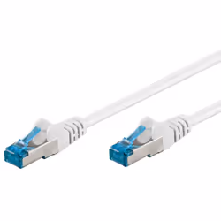 Techly ICOC LS6A-030-WH, 3 m, Cat6a, S/FTP (S-STP), RJ-45, RJ-45, Bianco