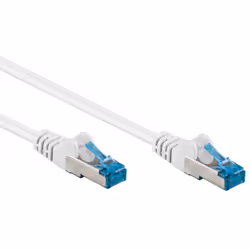 Techly ICOC LS6A-030-WH cavo di rete Bianco 3 m Cat6a S/FTP (S-STP)