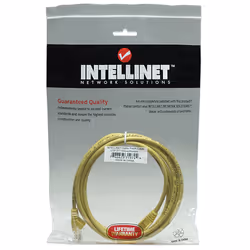 Intellinet Cat5e UTP, 2m cavo di rete Giallo U/UTP (UTP) - Vista aggiuntiva 4