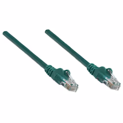 Intellinet RJ-45 M/M, 15m cavo di rete Verde Cat5e U/UTP (UTP)