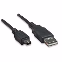 Manhattan 322645 cavo USB 0,3 m USB A Mini-USB B Nero - Vista aggiuntiva 5