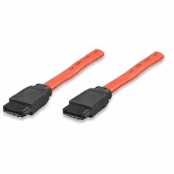 Manhattan SATA Data Cable, 0,7 m, SATA I, Maschio, Rosso