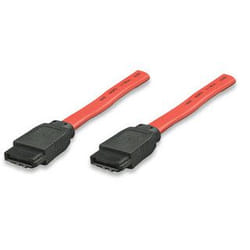 Manhattan SATA Data Cable cavo SATA 0,7 m Rosso