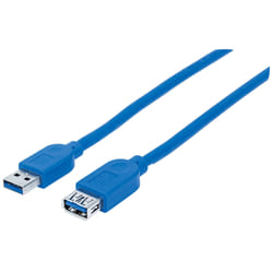 Manhattan 325394 cavo USB USB 3.2 Gen 1 (3.1 Gen 1) 1 m USB A Blu