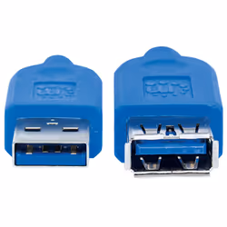 Manhattan 325394 cavo USB USB 3.2 Gen 1 (3.1 Gen 1) 1 m USB A Blu