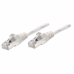 Intellinet Cat5e, 1m, 1 m, Cat5e, F/UTP (FTP), RJ-45, RJ-45, Grigio
