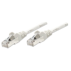 Intellinet Cat5e, 1m cavo di rete Grigio F/UTP (FTP)