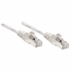 Intellinet Cat5e, 1m cavo di rete Grigio F/UTP (FTP)