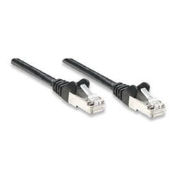 Intellinet 0.5m Cat5e Patch Cable cavo di rete Nero 0,5 m