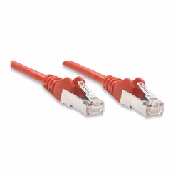 Intellinet Cat5e FTP, 3m cavo di rete Rosso F/UTP (FTP)