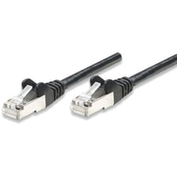 Techly 1m Cat5e F/UTP cavo di rete Nero F/UTP (FTP)