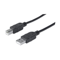 Manhattan 333368 cavo USB USB 2.0 1,8 m USB A USB B Nero