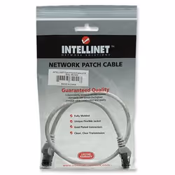 Intellinet 0.3m Cat6 UTP cavo di rete Grigio 0,3 m U/UTP (UTP)
