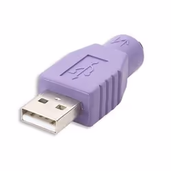 Manhattan 341158, 1x USB M, 1x PS/2 F, Lillà