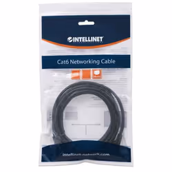 Intellinet 342049 cavo di rete Nero 1 m Cat6 U/UTP (UTP)