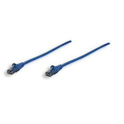 Intellinet RJ-45, 0.3m, Cat6, UTP cavo di rete Blu 0,3 m