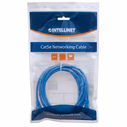 Intellinet 343305 cavo di rete Blu 5 m Cat6 U/UTP (UTP)