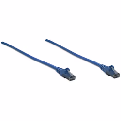 Intellinet Cat6 UTP, 10 m, Cat6, U/UTP (UTP), RJ-45, RJ-45, Blu