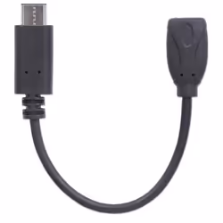 Manhattan 353335 cavo USB USB 2.0 0,15 m Micro-USB B USB C Nero
