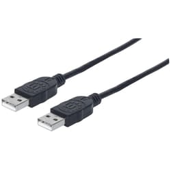 Manhattan 353892 cavo USB USB 2.0 1 m USB A Nero
