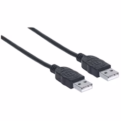 Manhattan 353892 cavo USB USB 2.0 1 m USB A Nero