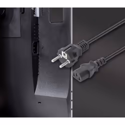 Manhattan 353908 cavo di alimentazione Nero 1 m CEE7/7 Accoppiatore C13 - Vista aggiuntiva 6
