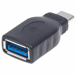 Manhattan 354646 adattatore per inversione del genere dei cavi USB C USB A Nero - Vista aggiuntiva 4