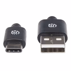 Manhattan 354936 cavo USB USB 2.0 3 m USB C USB A Nero