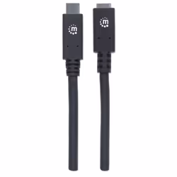 Manhattan 355230 cavo USB USB 3.2 Gen 2 (3.1 Gen 2) 0,5 m USB C Nero - Vista aggiuntiva 4