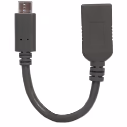 Manhattan 355285 cavo USB USB 3.2 Gen 1 (3.1 Gen 1) 0,15 m USB C USB A Nero - Vista aggiuntiva 4