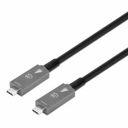 Manhattan 356428 cavo USB USB 3.2 Gen 2 (3.1 Gen 2) 10 m USB C Nero