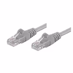 Techly ICOC CCA5U-100, 10 m, Cat5e, U/UTP (UTP), RJ-45, RJ-45, Grigio