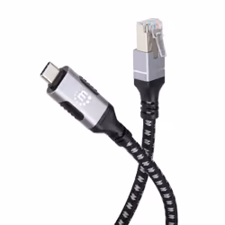 Manhattan 394826 adattatore per inversione del genere dei cavi RJ-45 USB-C Nero, Argento - Vista aggiuntiva 5