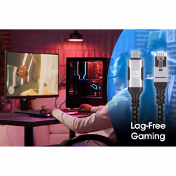 Manhattan 394826 adattatore per inversione del genere dei cavi RJ-45 USB-C Nero, Argento - Vista aggiuntiva 6