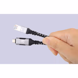 Manhattan 394826 adattatore per inversione del genere dei cavi RJ-45 USB-C Nero, Argento - Vista aggiuntiva 7