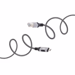 Manhattan 394826 adattatore per inversione del genere dei cavi RJ-45 USB-C Nero, Argento - Vista aggiuntiva 8
