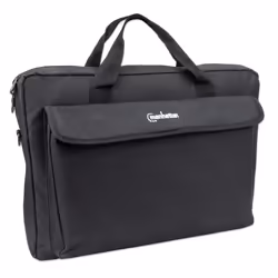 Manhattan 439909 borsa per laptop 17.3" Borsa da corriere Nero