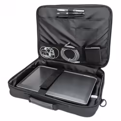 Manhattan 439947 borsa per laptop 15.6" Borsa da corriere Nero - Vista aggiuntiva 6