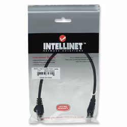 Techly ICOC CCA5U-005-BK cavo di rete Nero 0,5 m Cat5e U/UTP (UTP)